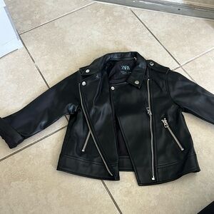 Leather Zara biker jacket